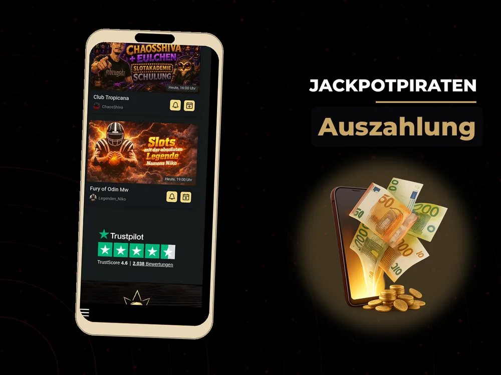 Jackpotpiraten - Auszahlung