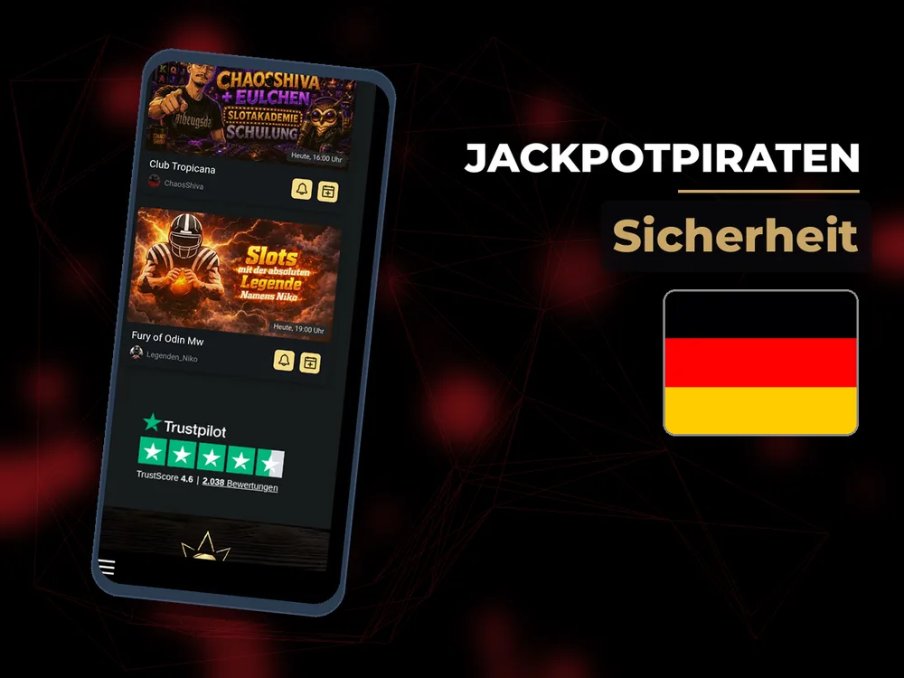 Jackpotpiraten - Sicherheit