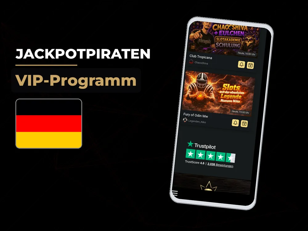 Jackpotpiraten - VIP-Programm